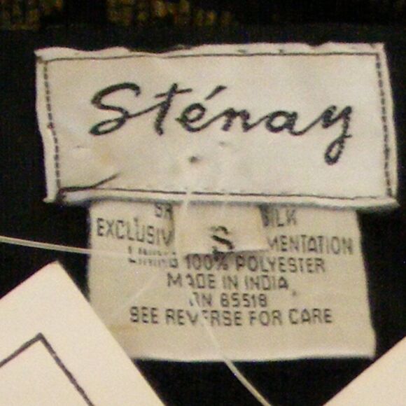 new STENAY Evening Jacket, S, Fully beaded, Leopard print, Black/Brown/Gold - Picture 12 of 13